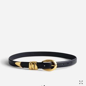 Madewell Triple Metal Keeper Belt